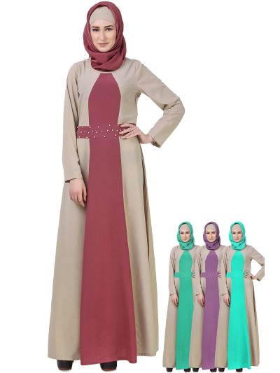 Parvina Dual Color Abaya