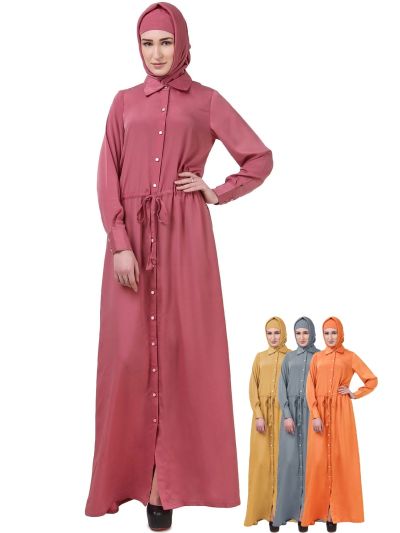 Ayaat Front Open Abaya
