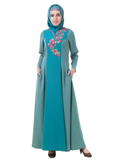 Sadiah Embroidery Abaya