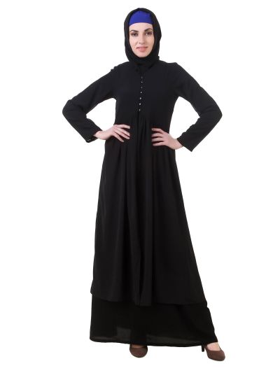 Black Nida and Georgette Abaya
