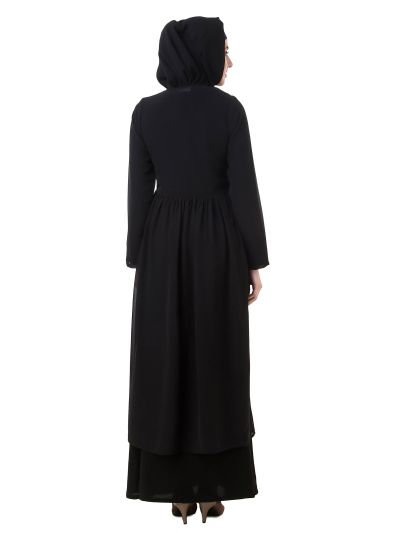 Black Nida and Georgette Abaya