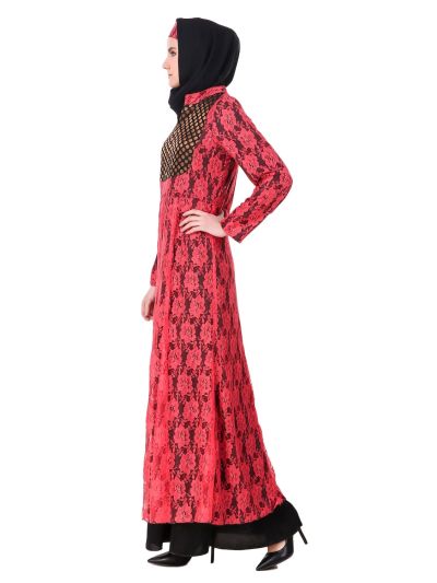 Fancy Dual Color EID Abaya