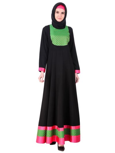 Black Anarkali EID Abaya