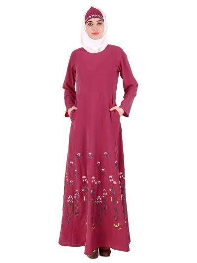 Embroidered Multi Panel EID Abaya