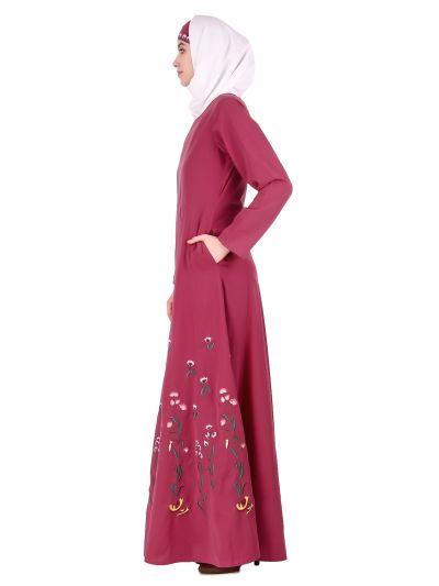 Embroidered Multi Panel EID Abaya