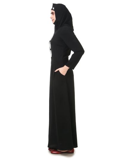 Semi Formal Light Embroidery Nida Abaya