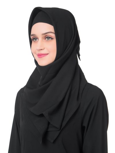 Multi Level Lace Embellishment Eid Abaya