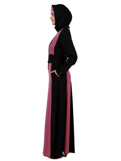 Multi Color Multi Panel Flared Abaya