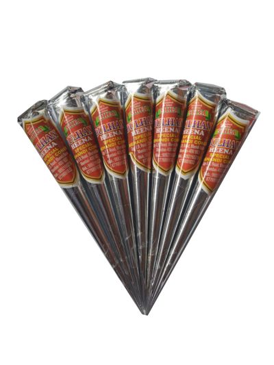 Shifa Special Mehndi Cones Natural Mehndi (Pack of 12)