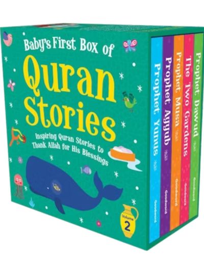 Baby's First Box of Quran Stories (5 Board Books Set) Vol - 2 