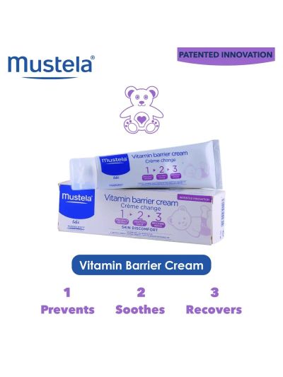 Mustela Vitamin Barrier Diaper Rash Cream - 50ml