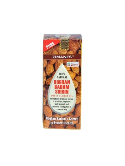 Zimani's Roghan Badam Shirin (100 % Sweet Almond Oil) - 50 ml