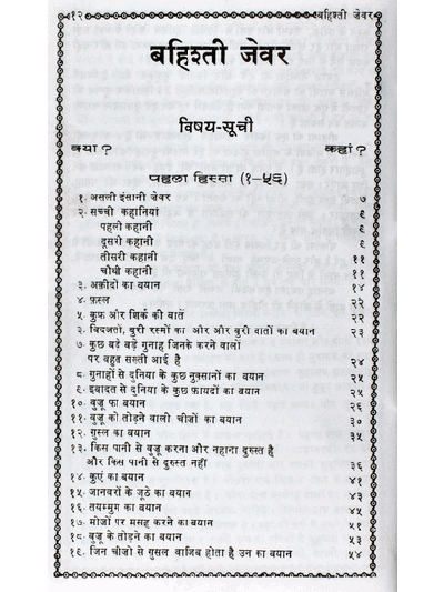 Bahishti Zewar (Heavenly Ornaments) – (English)