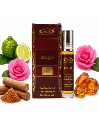 Arees Balqis Attar | Royal Floral Musky Attar | 8 ml