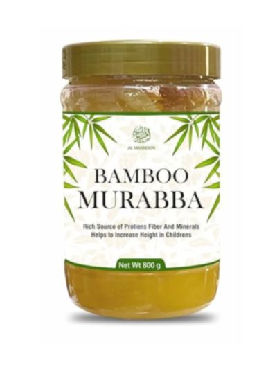 AL MASNOON Homemade Bamboo Murabba Helps Increasing Height Growth Bamboo Shoots Murabba | Bans Ka Murabba 800 grm | Good For Health