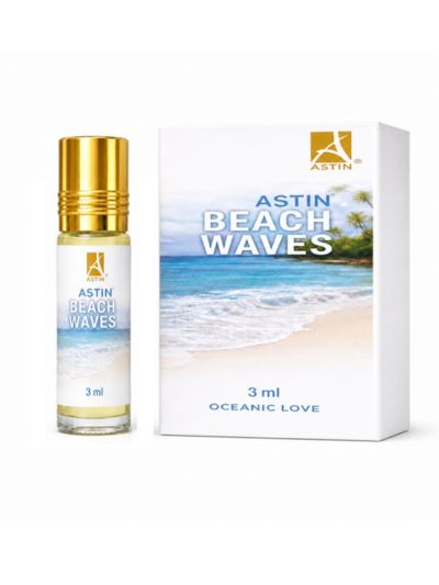 Astin Beach Waves Attar | Aqua, Fresh, Breezy (3 ml & 6 ml)