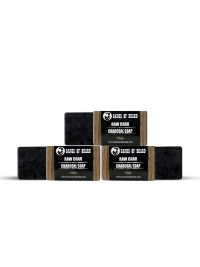Men's Raw Charcoal Soap Pack of 3