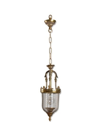 Lattice Portuguese Small Jar Pendant Light