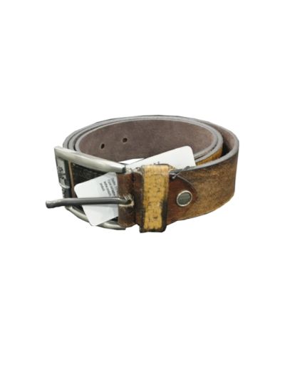 Burrnish Brown Leather Belt 