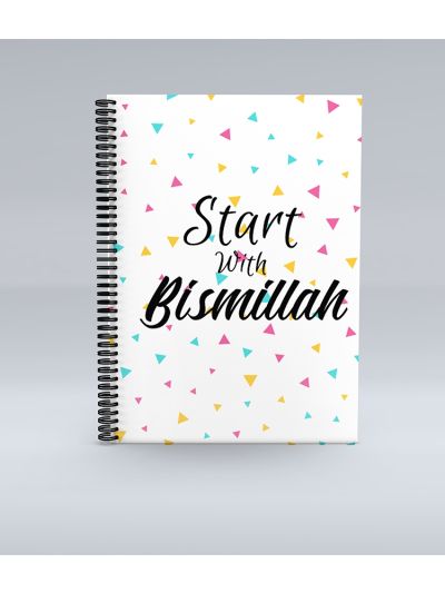 Start With Bismillah Notebook