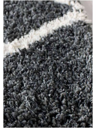 Web Black & White Carpet (4ft x 6 ft)