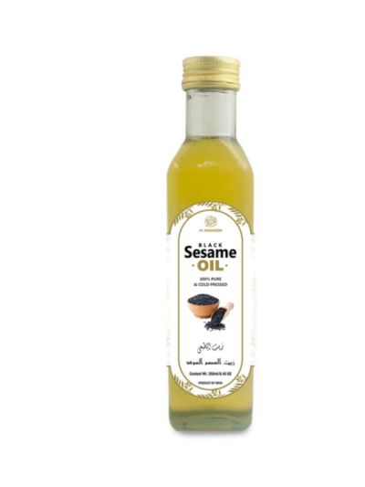 Al Masnoon Black Sesame Seed Cold Pressed Oil (Natural Cold Pressed Oil) - 250ml