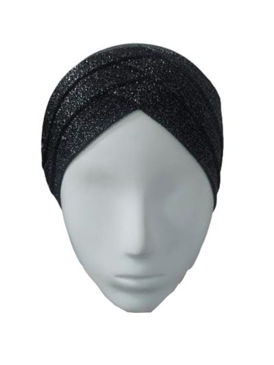 Turban Glitter Bonnet Inner Cap
