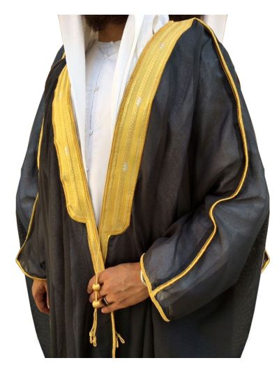 Traditional Bisht - Black