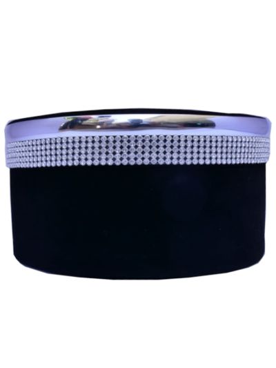 Black & Silver Sufi Cap