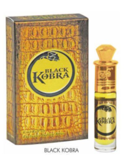 Attari Black Kobra Attar - 6ML (Taj Series)