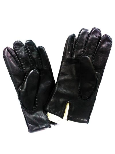 Black Leather Gloves