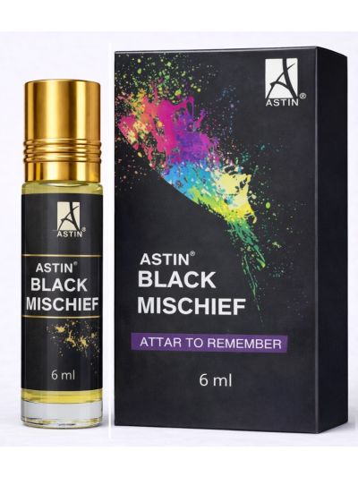Astin Black Mischief Attar | Sweet, Smoky, Alluring (3 ml & 6 ml)