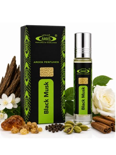 Arees Black Musk | Deep, Sensual, Musky | Attar 8ml