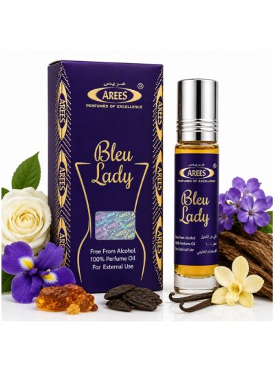 Arees Bleu Lady | Floral, Fresh, Feminine | Attar 8mlu