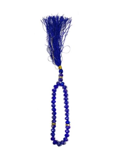 Crystal  Blue Tasbih - 8mm (33 Beads)