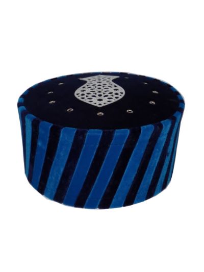 Blue & Black Sufi Cap With Nalain Paak