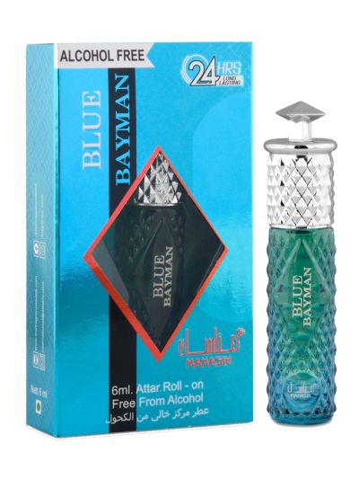 Manasik Blue Bayman Attar (Pack Of 2)