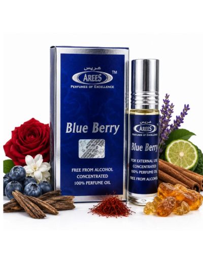 Arees Blue Berry Attar | Sweet Fruity Fresh Fragrance | 6 ml