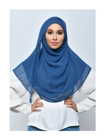 Blueberry Crepe Chiffon