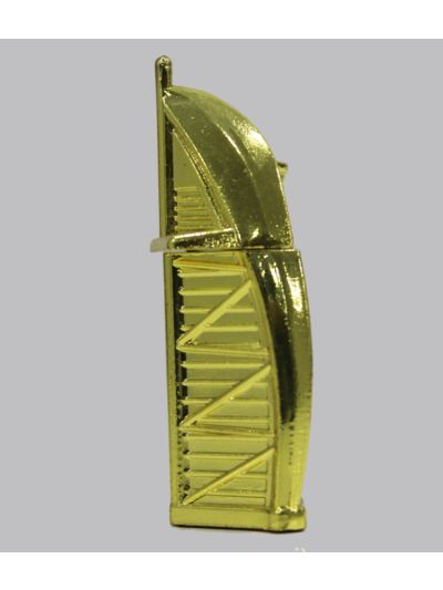 Golden Arabian Style Empty Attar Bottle