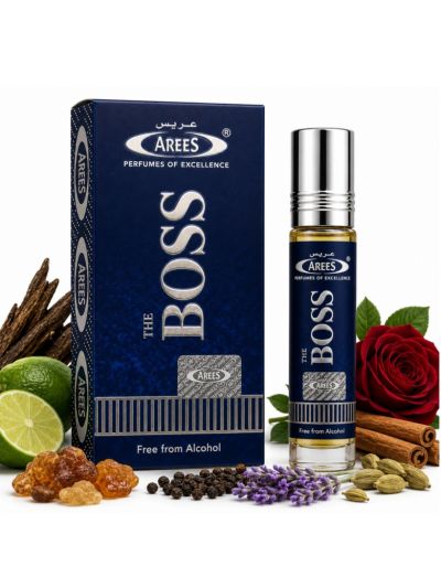 Arees Boss | Bold, Fresh, Masculine | Attar 8ml