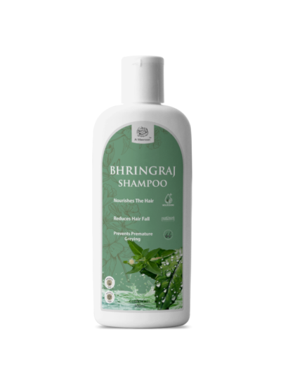 bhringraj shampoo 500ml pack of 1 / made with natural bhringraj leaves/nourishes the hair/reduces the hair fall