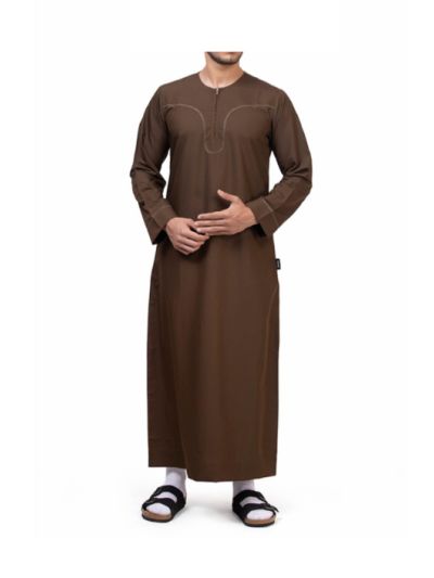 Brown Aplos Omani Thobe