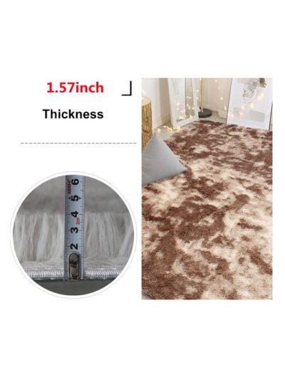 Shaggy Brown Carpet (4ft x 6 ft)