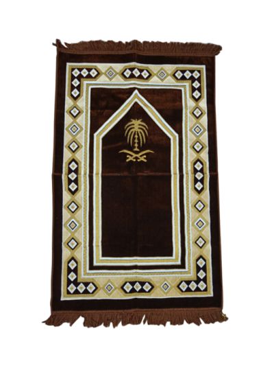 Brown Floral Musalla
