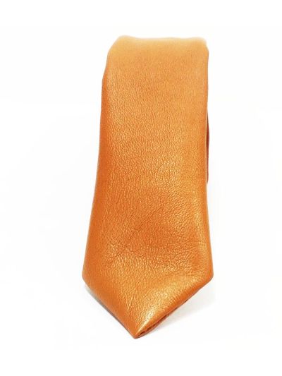 Brown Leather Tie