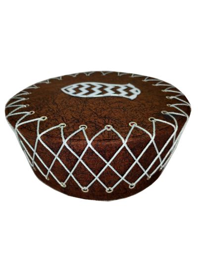 Brown & Golden Sufi Cap With Nalain Paak