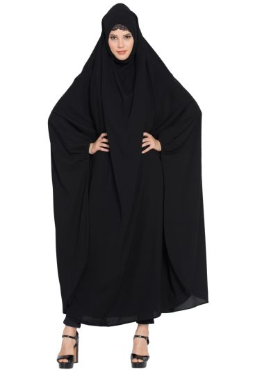 Kaftan Like Burqa with Attached Headgear
