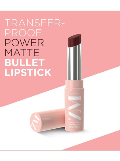 Burgundy Bliss - Transfer-Proof Power Matte Lipstick, Halal compliant (3.2 g)
