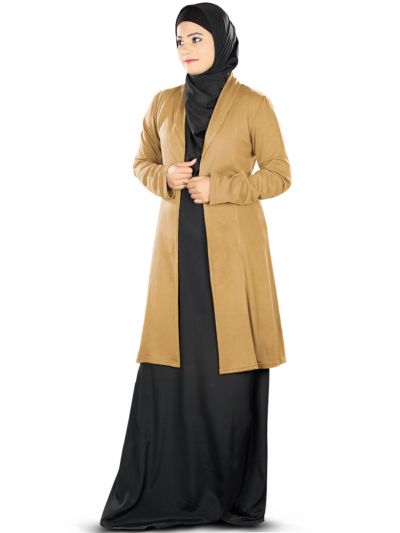 Haneefa Jersey Cardigan (Beige)